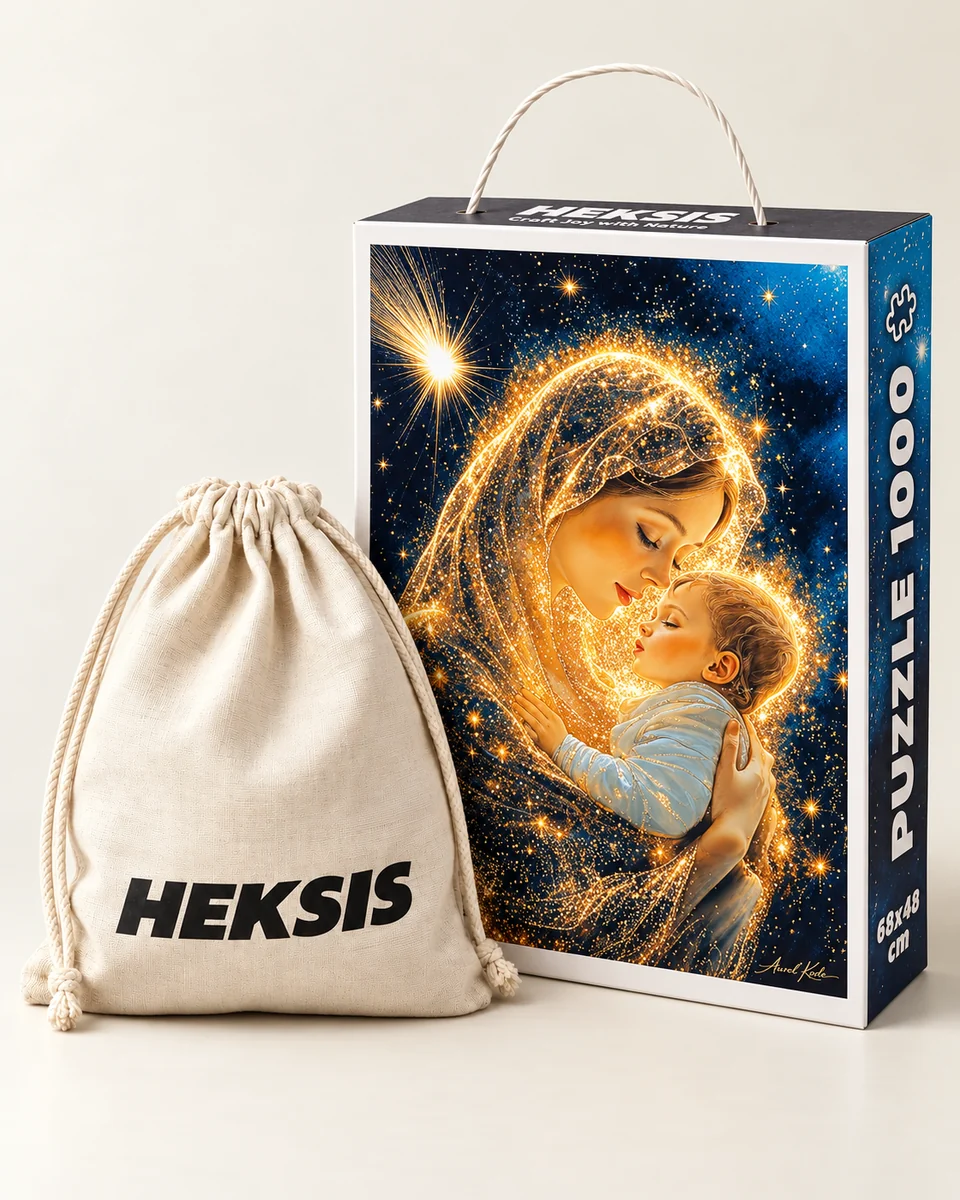Mother of Light — caja de puzle Heksis con bolsa de algodón