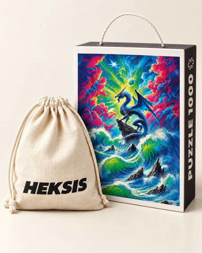Sea of Fury — caja de puzle Heksis con bolsa de algodón